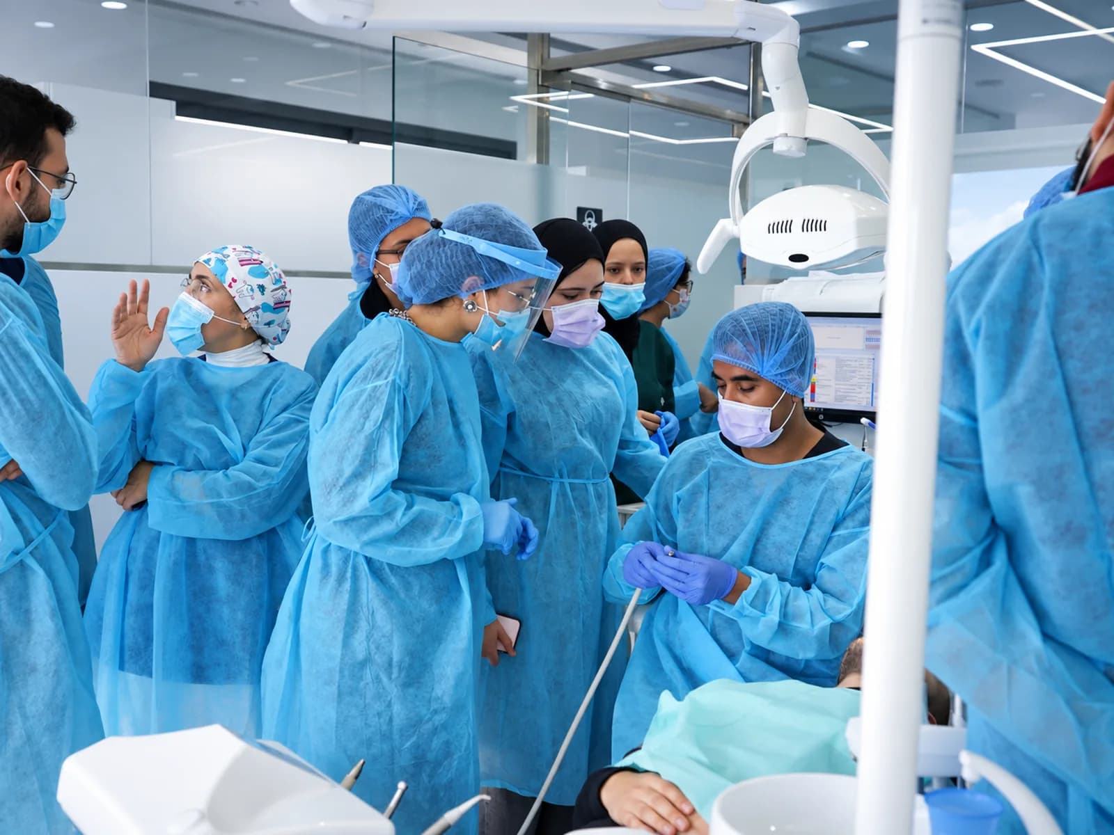 Participants en vacation clinique, cycle de chirurgie orale